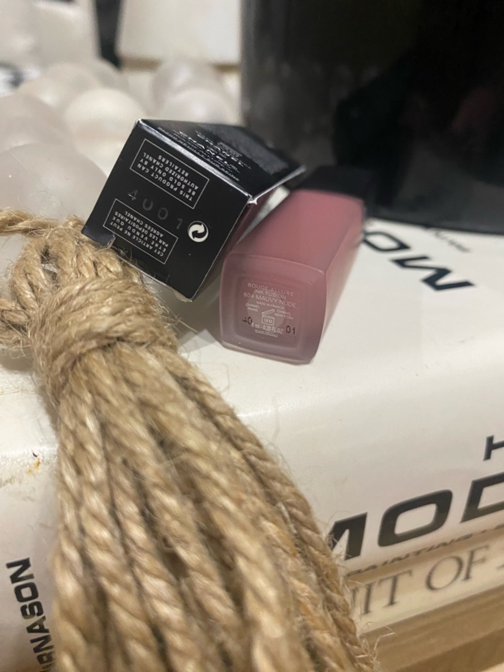 CHANEL Rouge Allure Ink Fusion Liquid Lipstick - Mauvy Nude Pink - Picture 2 of 3